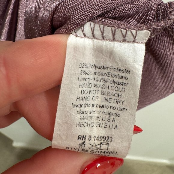 Windsor Purple High Slit Dress - Picture 8 of 8